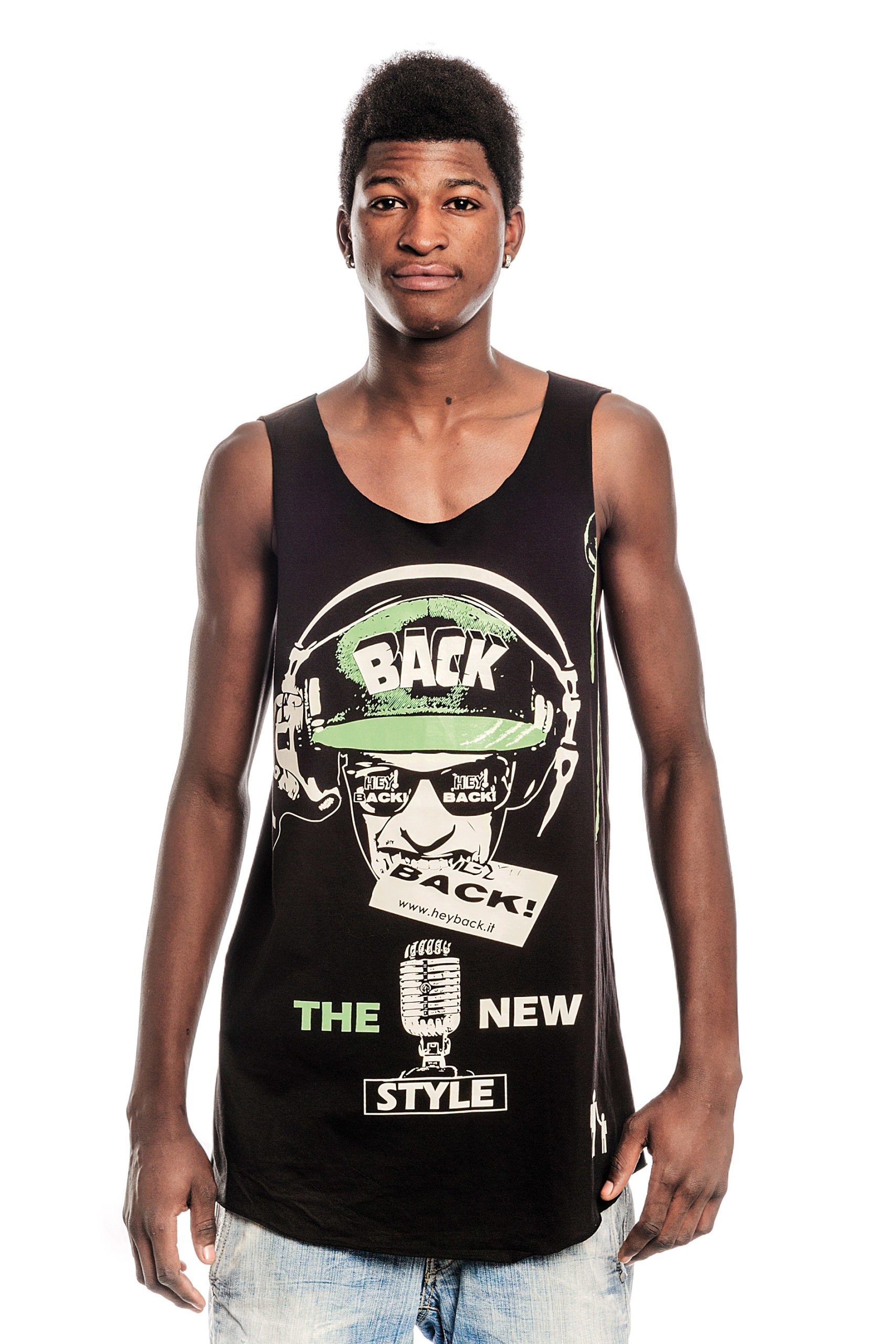 TANK TOP BLACK THE NEW STYLE HEY! BACK! SUMMER COLLECTION –