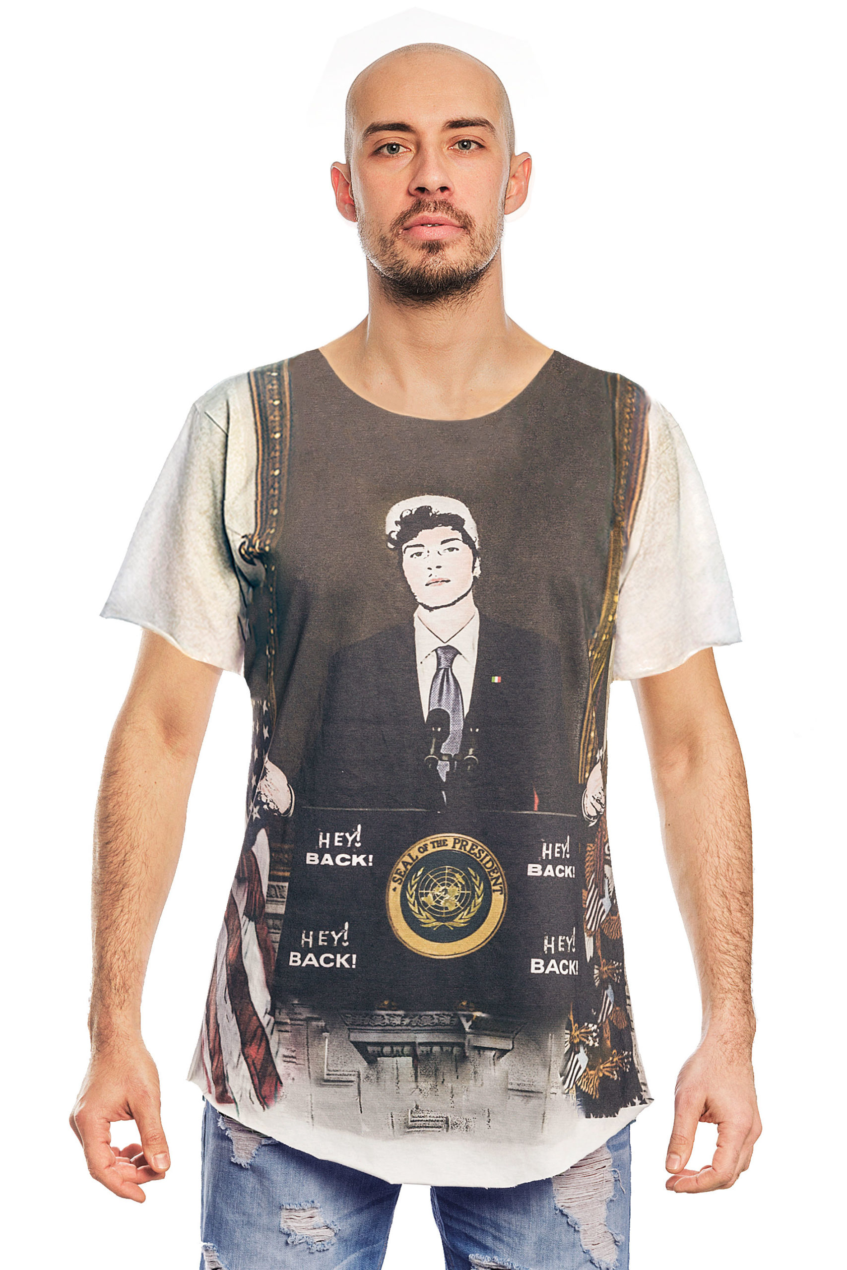 T-SHIRT PRESIDENT UOMO HEY! BACK! SUMMER 2017 COLLECTION