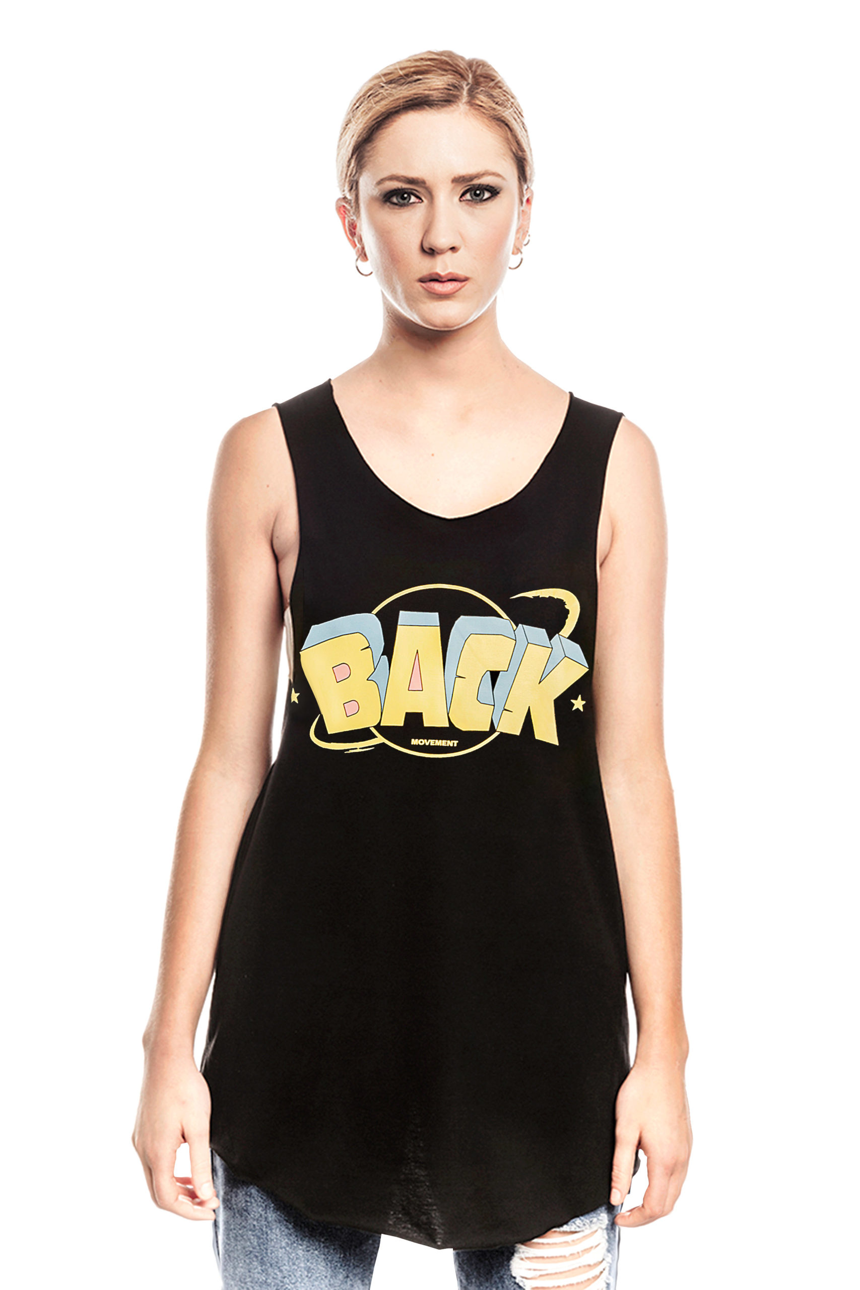 BACK AND YELLOW BLACK TANK – Boyfriend Style – SUMMER17 COLLECTION
