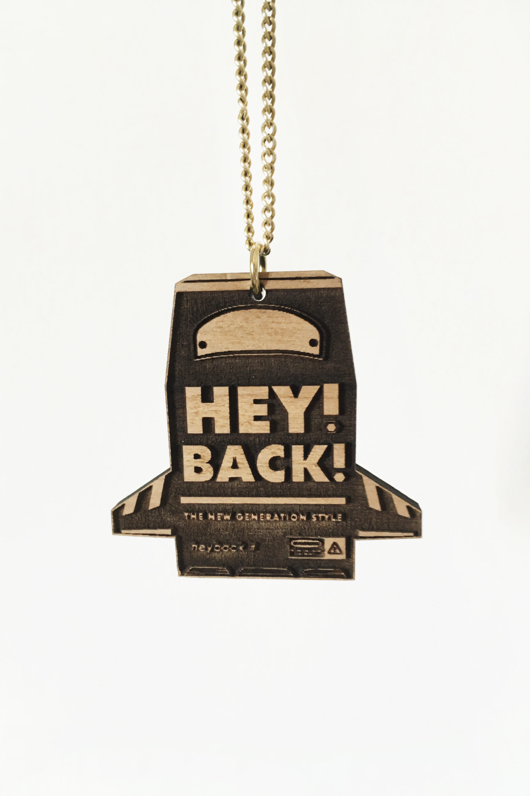 – SPACE BACK BLACK – NECKLACE HEY! BACK! COLLECTION